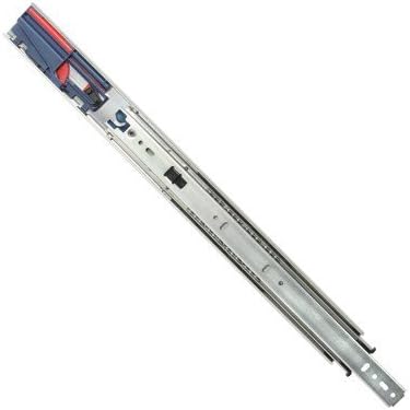 Knape & Vogt Kv8455Fm B22 Ano 22 In. Soft-Close Full Extension With Overtravel Drawer Slides - Anochrome