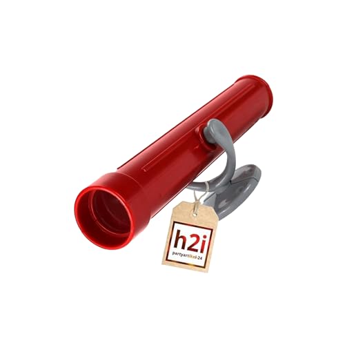 h2i Teleskop Spielturm & Spielhaus | Kinder-Fernrohr aus wetterfestem Kunststoff | ohne optische Vergrößerung | Kinder-Teleskop | Spielturm Zubehör | grün