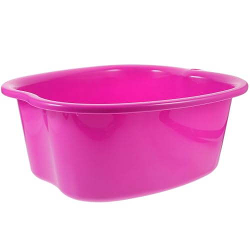 VALICLUD Bañera para Remojar Pies Diseño de Masaje y Puntos Convexos, Cubo de Pedicura Color Púrpura, Unidad Única, Apto para Spa y Descanso en Casa