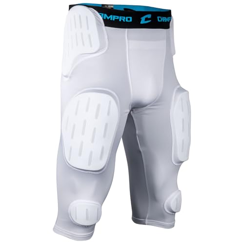 Champro Formation 7-Pad Adult Girdle White Large