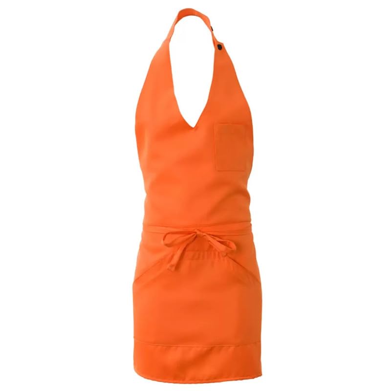 Giblor's Grembiule LIPARI da Cameriere Cucina Bar da Donna Taglia Unica ARANCIO