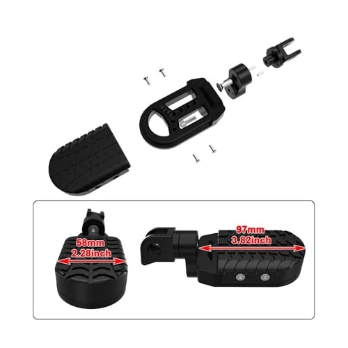 Repose-pieds avant réglables pour Vitpilen 401 : inclinaison ajustable et grip maximal - 5