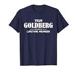 Team Goldberg Lifetime Member Goldberg Family T-Shirt, Men, Navy Blue, Large