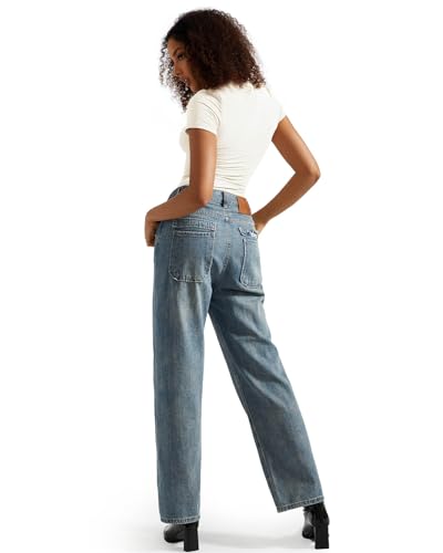 SUUKSESS Women Double Lined Fitted Basic Tee Crew Neck Short Sleeve Y2K Crop Top