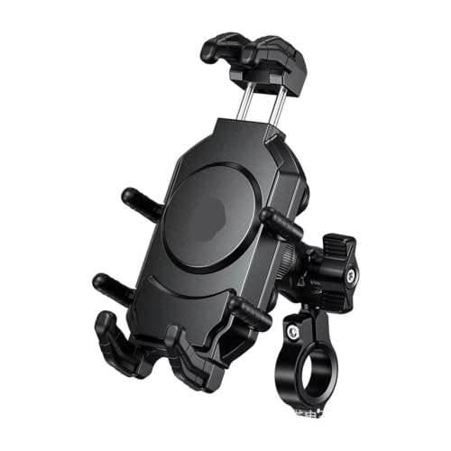 Support téléphone moto induction 15W antivol universel compatible iPhone et Android