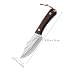 Imagen de UPKOCH Cuchillo De Carnicero Con Mango Ergonómico Y Funda De Cuero Cortador De Carne Y Verduras De Acero Inoxidable 8