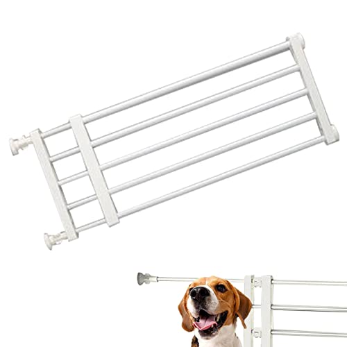Puerta Para Perros - Puerta Para Ventanas Con Escaleras, Puerta Para Perros De Acero | Puerta Retráctil Para Mascotas Pequeña Con Montaje A Presión Con Diseño Telescópico, Puertas De Seguridad Ajustab