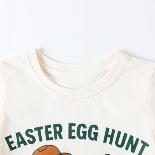 Image of HILEELANG Toddler Boy Summer Outfit Set 2 Piece Short Sleeve T Shirt and Short Soft Breathable Cotton Clothing Sets 2-7T