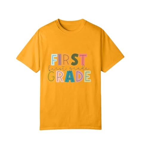 sfdgfhyf Boys and Girls with The Same Type of School Season Short Sleeve T Shirt Top Girls Softball Under3