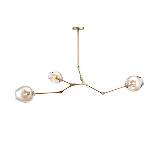 Lustre moderne à LED à bras multiples pour illuminer une salle à manger sombre avec style