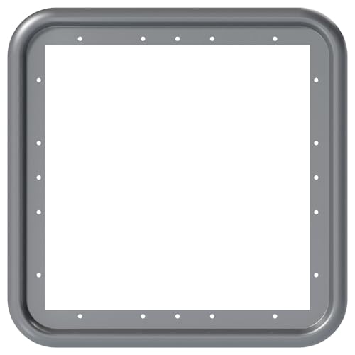 Image of FOGATTI RV Water Heater Door Trim Ring. Only for FOGATTI 18 inch x 18 inch Water Heater Door, Gray