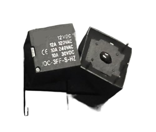 Relé JQC-3FF-S-HZ 12VDC con conmutación de alta capacidad de 15A para PCB