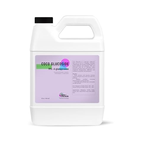 Talsen Chemicals Coco Glucoside Organic (32 Ounce / 946 mL) Natural Non-Ionic Surfactant, Cleansing & Foaming Agent for DIY Cosmetics Skincare & Haircare, Versatile Emulsifying Agent Cover
