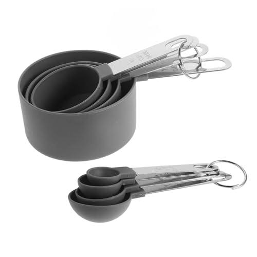 ROMISBABA ステンレス製計量スプーン点 目盛り付き大さじ小さじ コーヒー豆や粉末調味料用 頑丈で滑らかな仕上げ 多用途で簡単洗浄可能