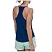 Workout Tank Tops for Women Racerback Sleeveless Yoga Top Loose Fit Gym Shirt Running Athletic Tanks Solid Color Top Navy S