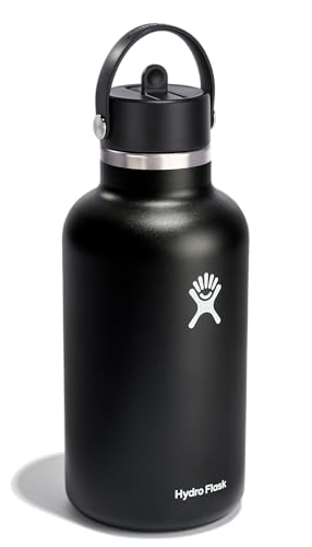 Hydro Flask 64 Oz Wide Flex Straw Cap Black