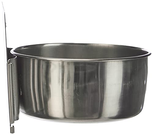 Nobby Edelstahlnapf zum Einhängen mittel, Ø 12,5 cm, 0,60 ltr.