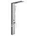 VEVOR Shower Panel Tower System with Rainfall Waterfall Shower Head, LED, 53 in Brushed Stainless Steel Shower Column, 5-Function Faucet, Wall-Mount Rain Massage System, with Handheld and Tub Spout
