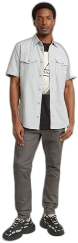 G-STAR RAW Men's Bronson 2.0 Slim Chino Pants, Grey (Gs Grey D21038-d305-1260), 31W x 34L3