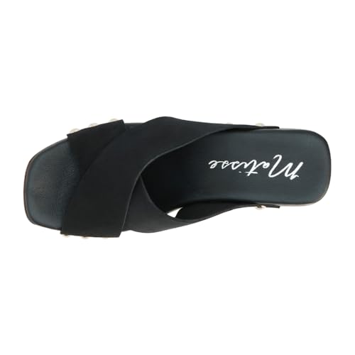 Matisse Womens Venice Studded Platform Casual Sandals Casual Mid Heel 2-3" - Black4