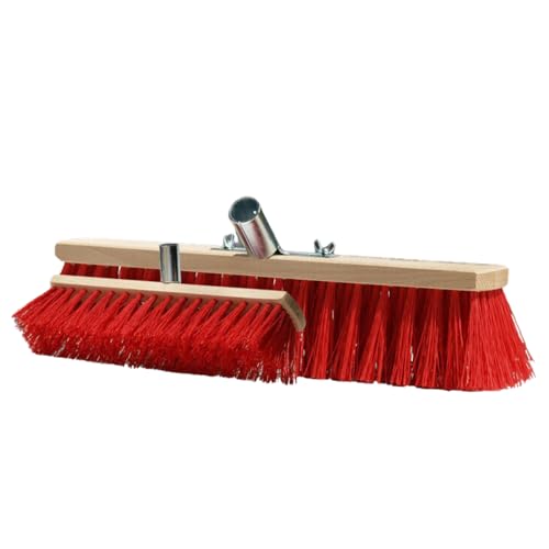 Straßenbesen Saalbesen Besen, Industriebesen Kehrbesen, Holzbesen Kehrbesen Werkstattbesen, Industriebesen Hausbesen Terassenbesen Haarbesen, wählbare Breiten, mit oder ohne Stiel (60cm ohne Stiel)