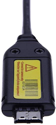 Aiivioll SUC-C3 Cavo di ricarica USB di ricambio per fotocamera digitale, compatibile con SUC-C7 CB20U05A/B EA-CB20U12/EP CB20U05A Samsung Digimax Cameras-WB500 WB600 WB650 (1,5 m)