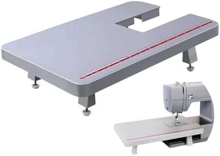 VANELY Sewing Machines Extension Table for Singer 4411, 4423, 4432,4452,5511,5523 Heavy Duty Sewing Machines (Gray)
