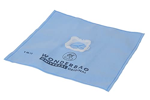 Rowenta Lot de 5 sacs Wonderbag Original, Compatibles avec des aspirateurs traineaux, Adapteur breveté universel, Très résistants, Haut pouvoir filtrant WB406120 Bleu