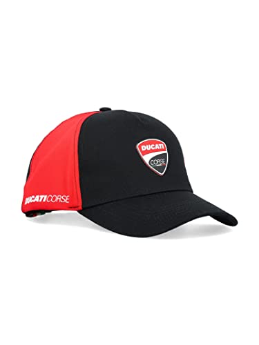 Gorra Ducati Corse GP Gruppo Pritelli con Logo en Negro y Rojo Talla Única