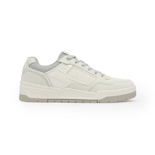 Red Tape Men's White Low Cut Sneaker 9 UK - Image 3