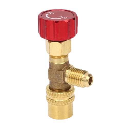 aqxreight HVAC-Messgeräte mit Schläuchen 4-Wege-Verteiler-Messgerät für R410A R32 R134A R22 Kältemittel Umfassen Fließmesser-Sicherheitsventile Adapter-Ladewerkzeug 0-500 Psi 0-800 Psi