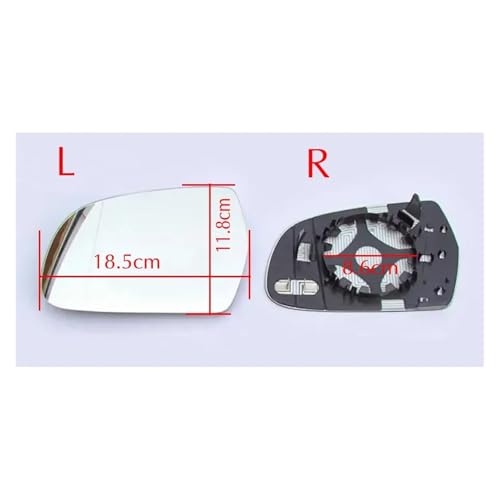 Vitre rétroviseur pour A3 2011 2012 chauffant 4F0857535AF - 3