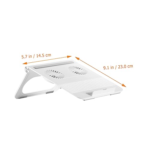 Soporte para laptop Lurrose con doble ventilador y altura ajustable miniatura 3