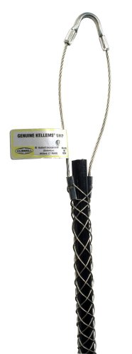 Hubbell Wiring Systems 02401020 Kellems Stainless Steel Standard Duty Support Grip, Single Eye, Closed Mesh, Single Weave, 2150 lbs Breaking Strength, 1.75