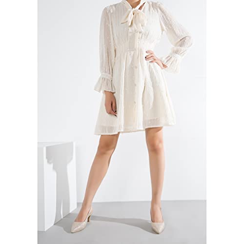 Women's Slingback Low Kitten Heels Closed Toe Pumps Work Dressy Shoes3