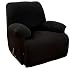 MarCielo Stretch Recliner Slipcover, 1-Piece Couch Cover, Sofa Cover, Furniture Chair Slipcover (Black)
