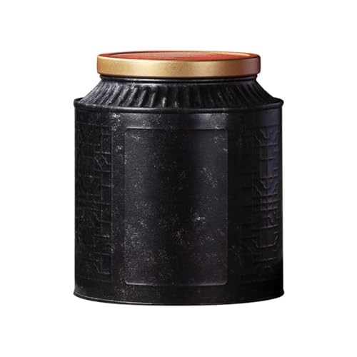 Caja pequeña portátil de embalaje de té, latas de té vacías, recipientes de hojalata vintage, tarro de sello de té