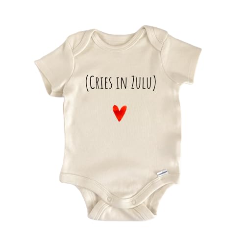 NOFO VIBES Cries in Zulu - Baby Boy Girl Clothes Bodysuit Funny Cute