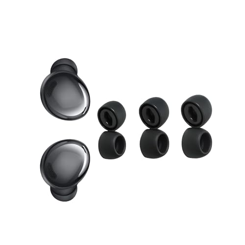 3 Pairs Silicone Ear Tips, Comfort-Fit, Easy Install, Enhanced Earbud Replacement Compatible with Samsung Galaxy Buds Pro SM-R190