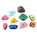 Leefasy 10x Reptile Habitat Decor Stones,Climbing Wall Accessories,Climb Pets and Rocks for Climbing Wall Reptile Accessory,