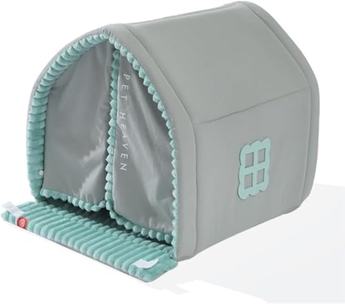 【Joxoilso】 ペットハウス ドーム型 犬 猫 ペットベッド 冬用 折りたたみ ふわふわ 洗える 組み立て簡単 お掃除簡単 暖かい 室内用 小型犬 中型犬 大型犬 マット付き 実用なタイプ (S)