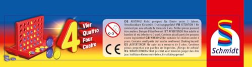 Schmidt Spiele 51214 BMM Vier, Bring Mich mit Spiel in der Metalldose, bunt