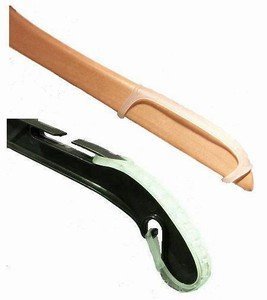M Non-Slip Rubber Hanger Grips Clear Box of 500