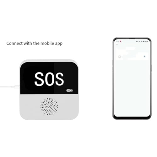 Bouton d'appel smart WiFi alerte d'urgence pour malade et âgé - 2