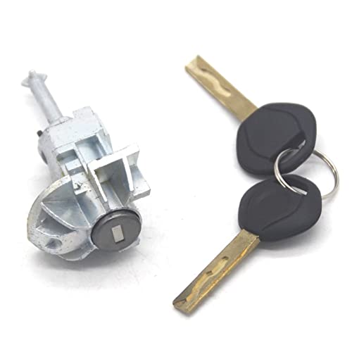 Barillet de serrure de porte gauche pour BMW E46 avec 2 clés cylindre côté conducteur