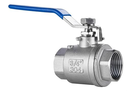 Vanne à passage complet DN32 en inox 304 pour une distribution d'eau sans perte de débit