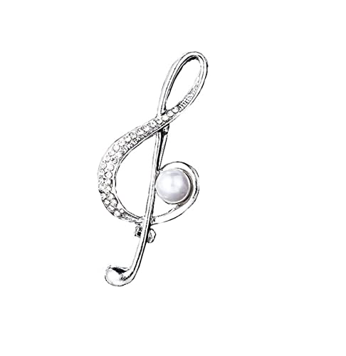 Spilla musicale con perline: regalo ricamato per gli amanti della musica - Italia