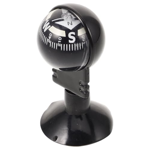 Brújula plegable para auto con bola guía y ventosa miniatura 1