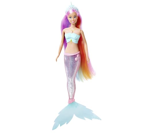 Steffi Love Magic Rainbow Mermaid, Spielpuppe als Meerjungfrau mit...