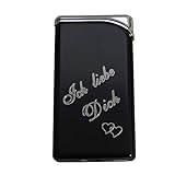 Gravur: Ich liebe Dich auf der Vorderseite Gravur in Schreibschrift. Der Text wird mittels eines Diamantstiftes ins Material mit Schreibschrift graviert. Nicht zu vergleichen mit z.B. einer Lasergravur, die eher wie bedruckt wirkt.